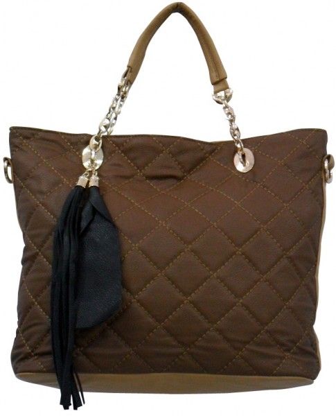 Bolsa Feminina marrom detalhes
